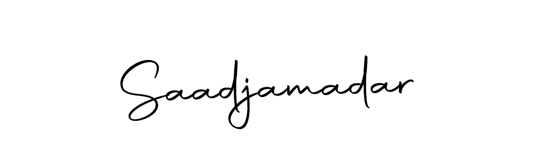 if you are searching for the best signature style for your name Saadjamadar. so please give up your signature search. here we have designed multiple signature styles  using Autography-DOLnW. Saadjamadar signature style 10 images and pictures png