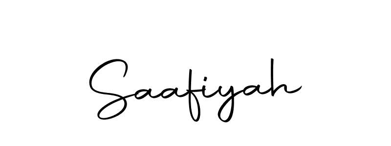 Create a beautiful signature design for name Saafiyah. With this signature (Autography-DOLnW) fonts, you can make a handwritten signature for free. Saafiyah signature style 10 images and pictures png