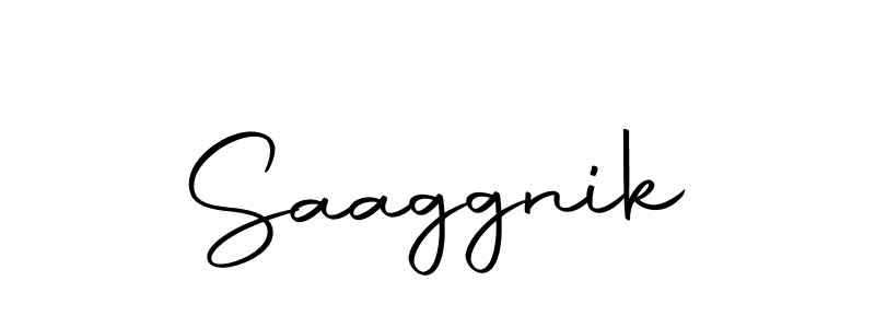 Make a beautiful signature design for name Saaggnik. Use this online signature maker to create a handwritten signature for free. Saaggnik signature style 10 images and pictures png