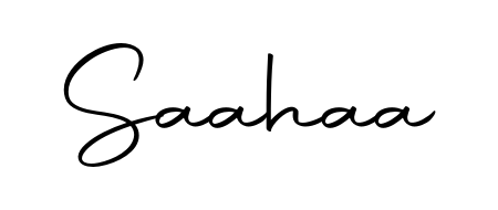 Make a beautiful signature design for name Saahaa. With this signature (Autography-DOLnW) style, you can create a handwritten signature for free. Saahaa signature style 10 images and pictures png