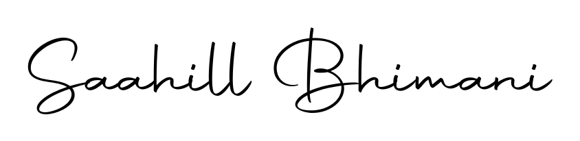 It looks like you need a new signature style for name Saahill Bhimani. Design unique handwritten (Autography-DOLnW) signature with our free signature maker in just a few clicks. Saahill Bhimani signature style 10 images and pictures png