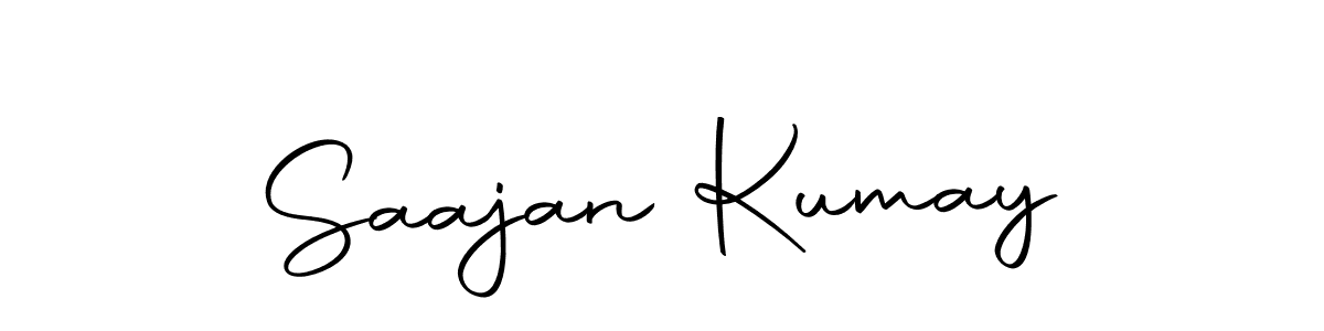 Create a beautiful signature design for name Saajan Kumay. With this signature (Autography-DOLnW) fonts, you can make a handwritten signature for free. Saajan Kumay signature style 10 images and pictures png