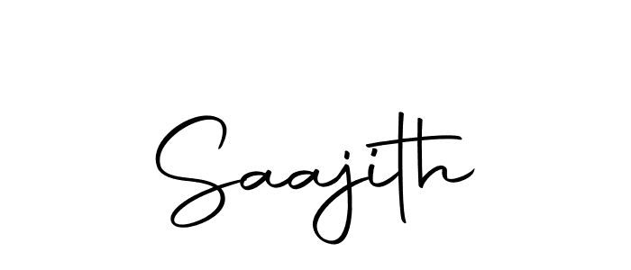 Use a signature maker to create a handwritten signature online. With this signature software, you can design (Autography-DOLnW) your own signature for name Saajith. Saajith signature style 10 images and pictures png