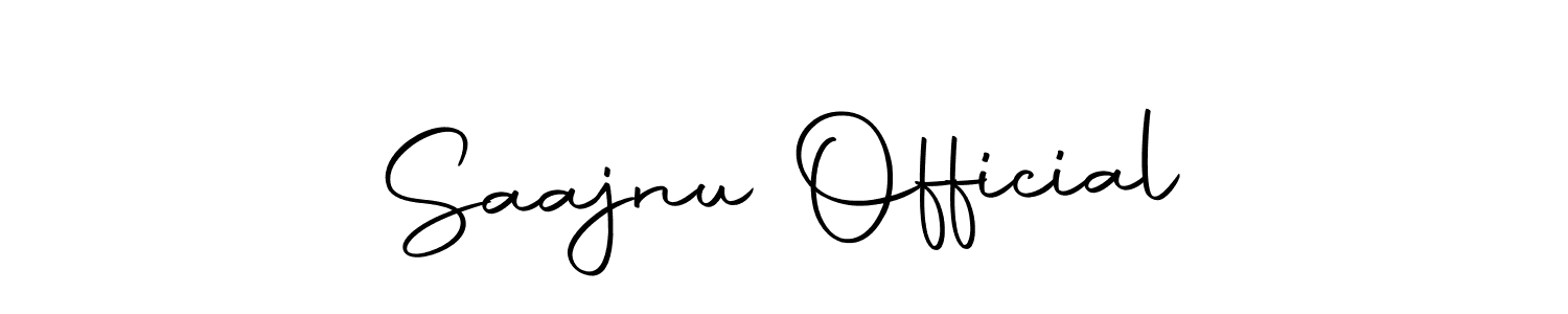 Saajnu Official stylish signature style. Best Handwritten Sign (Autography-DOLnW) for my name. Handwritten Signature Collection Ideas for my name Saajnu Official. Saajnu Official signature style 10 images and pictures png