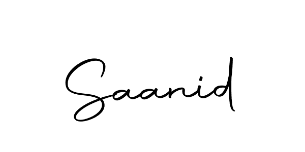 Create a beautiful signature design for name Saanid. With this signature (Autography-DOLnW) fonts, you can make a handwritten signature for free. Saanid signature style 10 images and pictures png
