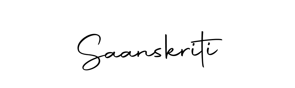 Make a beautiful signature design for name Saanskriti. With this signature (Autography-DOLnW) style, you can create a handwritten signature for free. Saanskriti signature style 10 images and pictures png