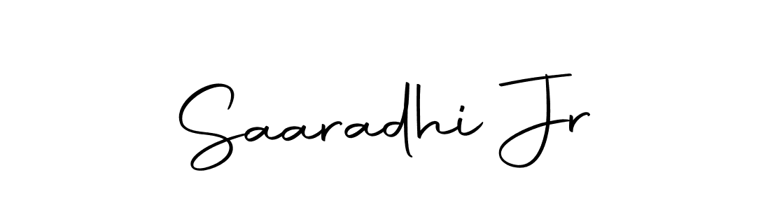 How to make Saaradhi Jr signature? Autography-DOLnW is a professional autograph style. Create handwritten signature for Saaradhi Jr name. Saaradhi Jr signature style 10 images and pictures png