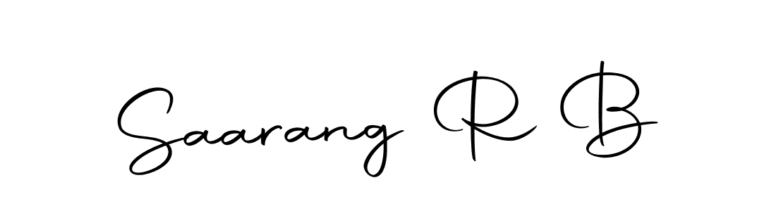 Saarang R B stylish signature style. Best Handwritten Sign (Autography-DOLnW) for my name. Handwritten Signature Collection Ideas for my name Saarang R B. Saarang R B signature style 10 images and pictures png