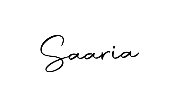 Create a beautiful signature design for name Saaria. With this signature (Autography-DOLnW) fonts, you can make a handwritten signature for free. Saaria signature style 10 images and pictures png