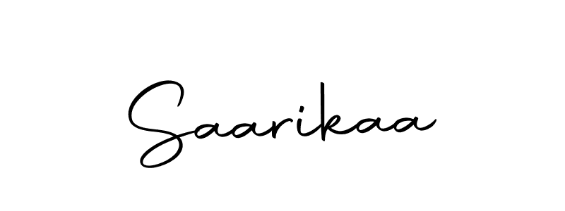 How to make Saarikaa signature? Autography-DOLnW is a professional autograph style. Create handwritten signature for Saarikaa name. Saarikaa signature style 10 images and pictures png