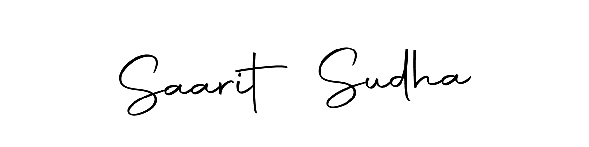 This is the best signature style for the Saarit Sudha name. Also you like these signature font (Autography-DOLnW). Mix name signature. Saarit Sudha signature style 10 images and pictures png