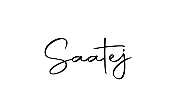 Design your own signature with our free online signature maker. With this signature software, you can create a handwritten (Autography-DOLnW) signature for name Saatej. Saatej signature style 10 images and pictures png