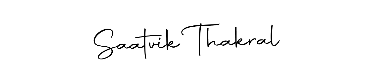 Saatvik Thakral stylish signature style. Best Handwritten Sign (Autography-DOLnW) for my name. Handwritten Signature Collection Ideas for my name Saatvik Thakral. Saatvik Thakral signature style 10 images and pictures png