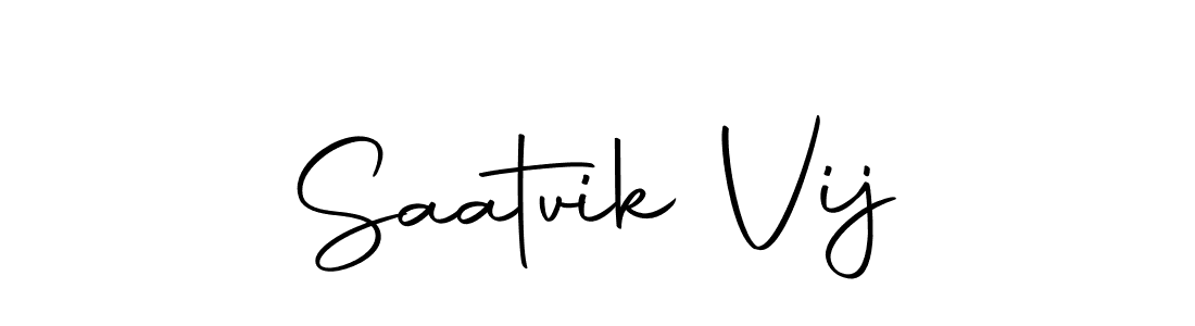 How to make Saatvik Vij signature? Autography-DOLnW is a professional autograph style. Create handwritten signature for Saatvik Vij name. Saatvik Vij signature style 10 images and pictures png