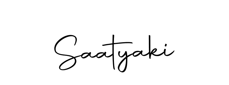The best way (Autography-DOLnW) to make a short signature is to pick only two or three words in your name. The name Saatyaki include a total of six letters. For converting this name. Saatyaki signature style 10 images and pictures png