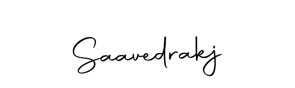 Use a signature maker to create a handwritten signature online. With this signature software, you can design (Autography-DOLnW) your own signature for name Saavedrakj. Saavedrakj signature style 10 images and pictures png