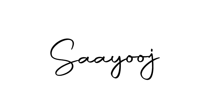 How to make Saayooj signature? Autography-DOLnW is a professional autograph style. Create handwritten signature for Saayooj name. Saayooj signature style 10 images and pictures png