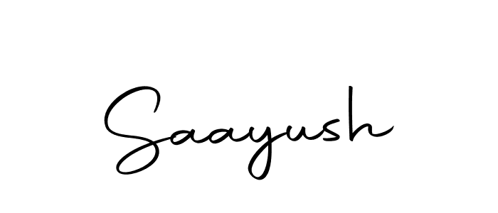 How to make Saayush signature? Autography-DOLnW is a professional autograph style. Create handwritten signature for Saayush name. Saayush signature style 10 images and pictures png