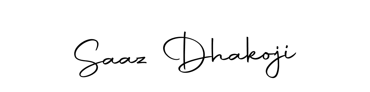 Saaz Dhakoji stylish signature style. Best Handwritten Sign (Autography-DOLnW) for my name. Handwritten Signature Collection Ideas for my name Saaz Dhakoji. Saaz Dhakoji signature style 10 images and pictures png