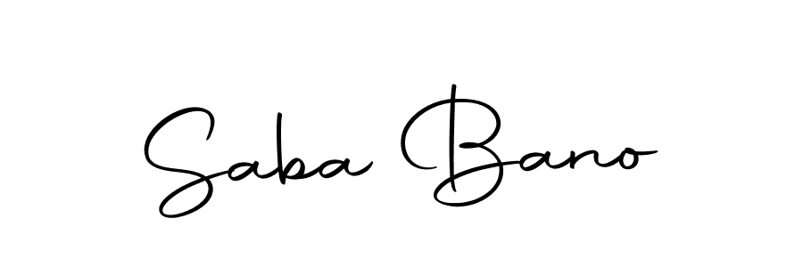 You can use this online signature creator to create a handwritten signature for the name Saba Bano. This is the best online autograph maker. Saba Bano signature style 10 images and pictures png