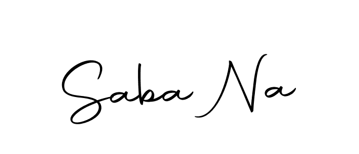 How to make Saba Na signature? Autography-DOLnW is a professional autograph style. Create handwritten signature for Saba Na name. Saba Na signature style 10 images and pictures png