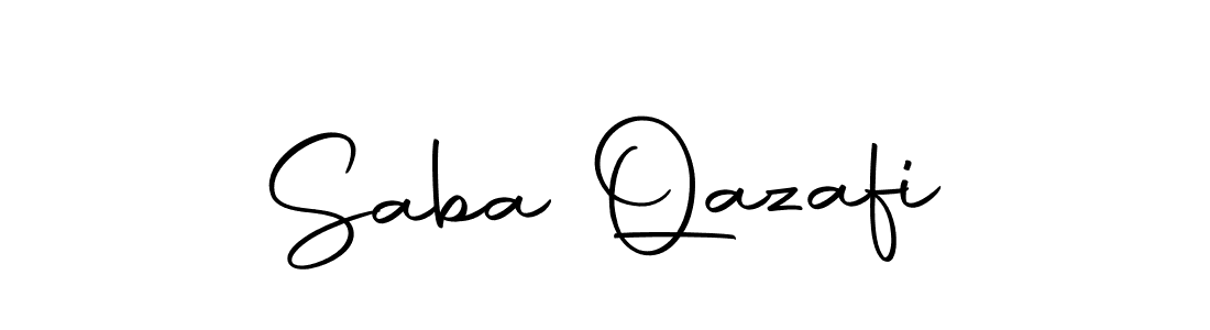 Also we have Saba Qazafi name is the best signature style. Create professional handwritten signature collection using Autography-DOLnW autograph style. Saba Qazafi signature style 10 images and pictures png