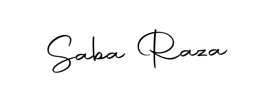 The best way (Autography-DOLnW) to make a short signature is to pick only two or three words in your name. The name Saba Raza include a total of six letters. For converting this name. Saba Raza signature style 10 images and pictures png