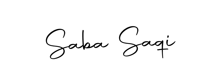 Make a beautiful signature design for name Saba Saqi. Use this online signature maker to create a handwritten signature for free. Saba Saqi signature style 10 images and pictures png