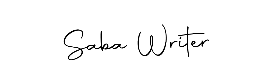 Also we have Saba Writer name is the best signature style. Create professional handwritten signature collection using Autography-DOLnW autograph style. Saba Writer signature style 10 images and pictures png