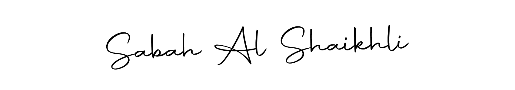 Make a beautiful signature design for name Sabah Al Shaikhli. With this signature (Autography-DOLnW) style, you can create a handwritten signature for free. Sabah Al Shaikhli signature style 10 images and pictures png