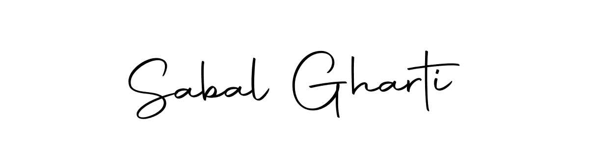 if you are searching for the best signature style for your name Sabal Gharti. so please give up your signature search. here we have designed multiple signature styles  using Autography-DOLnW. Sabal Gharti signature style 10 images and pictures png