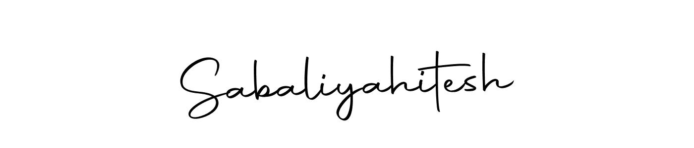 if you are searching for the best signature style for your name Sabaliyahitesh. so please give up your signature search. here we have designed multiple signature styles  using Autography-DOLnW. Sabaliyahitesh signature style 10 images and pictures png