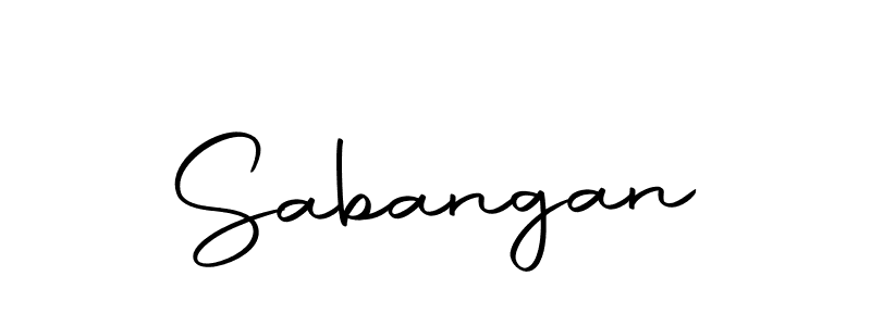 Make a beautiful signature design for name Sabangan. With this signature (Autography-DOLnW) style, you can create a handwritten signature for free. Sabangan signature style 10 images and pictures png