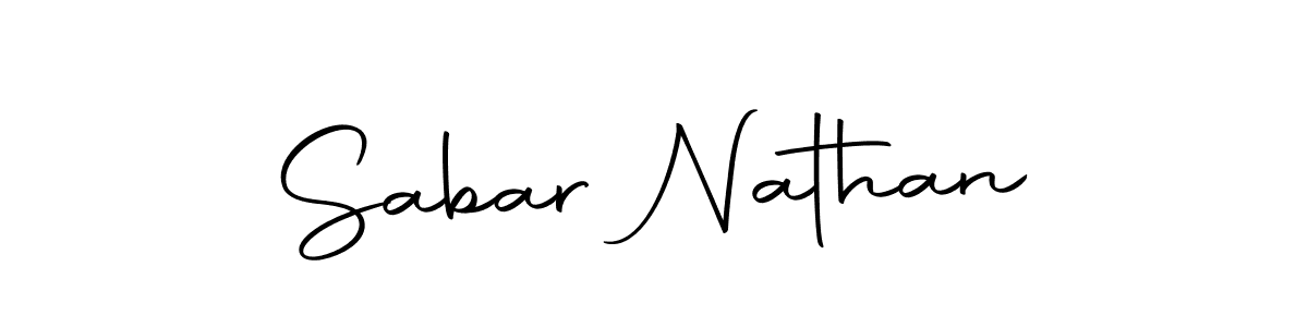 How to make Sabar Nathan signature? Autography-DOLnW is a professional autograph style. Create handwritten signature for Sabar Nathan name. Sabar Nathan signature style 10 images and pictures png