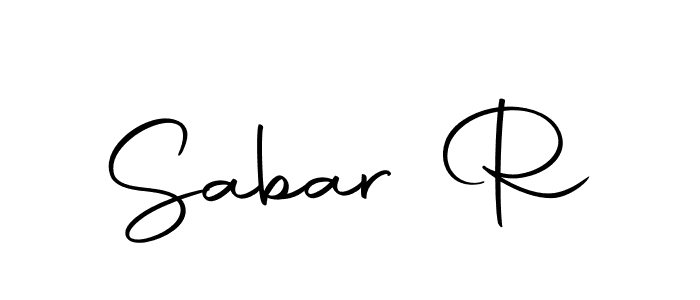 Make a beautiful signature design for name Sabar R. Use this online signature maker to create a handwritten signature for free. Sabar R signature style 10 images and pictures png