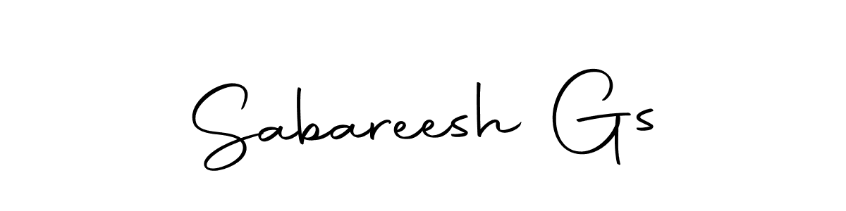 How to make Sabareesh Gs signature? Autography-DOLnW is a professional autograph style. Create handwritten signature for Sabareesh Gs name. Sabareesh Gs signature style 10 images and pictures png