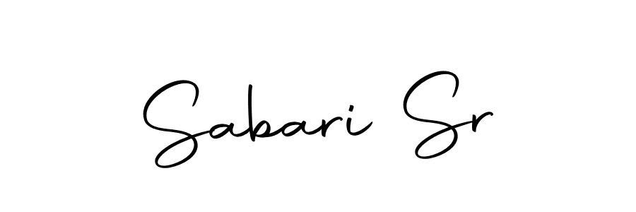 How to make Sabari Sr signature? Autography-DOLnW is a professional autograph style. Create handwritten signature for Sabari Sr name. Sabari Sr signature style 10 images and pictures png