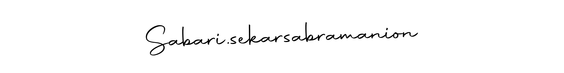 Use a signature maker to create a handwritten signature online. With this signature software, you can design (Autography-DOLnW) your own signature for name Sabari.sekarsabramanion. Sabari.sekarsabramanion signature style 10 images and pictures png