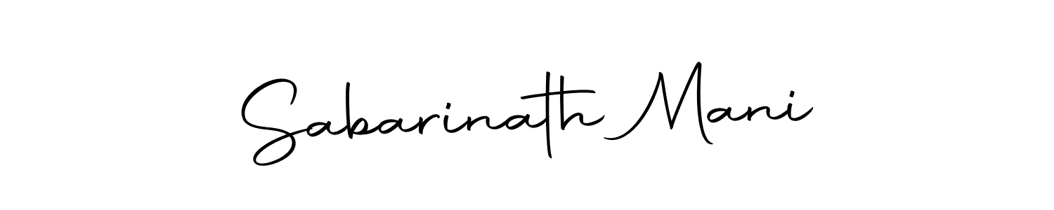 Also we have Sabarinath Mani name is the best signature style. Create professional handwritten signature collection using Autography-DOLnW autograph style. Sabarinath Mani signature style 10 images and pictures png