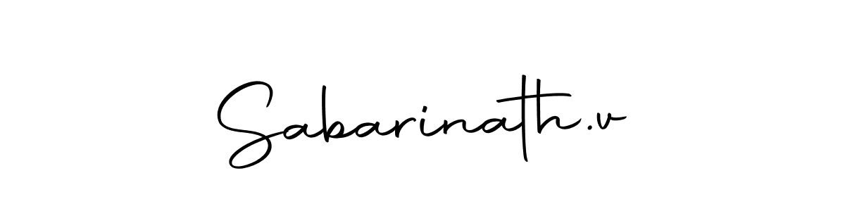 You should practise on your own different ways (Autography-DOLnW) to write your name (Sabarinath.v) in signature. don't let someone else do it for you. Sabarinath.v signature style 10 images and pictures png