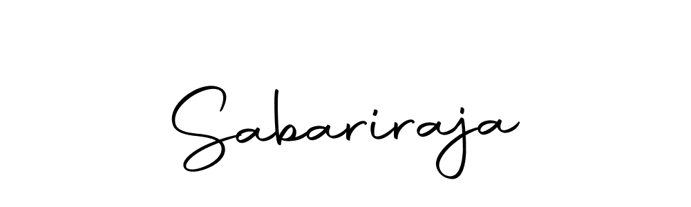 Create a beautiful signature design for name Sabariraja. With this signature (Autography-DOLnW) fonts, you can make a handwritten signature for free. Sabariraja signature style 10 images and pictures png