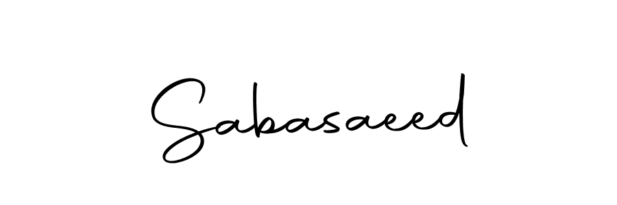 Make a beautiful signature design for name Sabasaeed. With this signature (Autography-DOLnW) style, you can create a handwritten signature for free. Sabasaeed signature style 10 images and pictures png