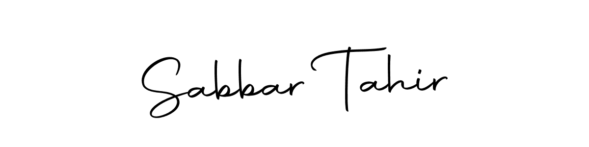 How to make Sabbar Tahir signature? Autography-DOLnW is a professional autograph style. Create handwritten signature for Sabbar Tahir name. Sabbar Tahir signature style 10 images and pictures png