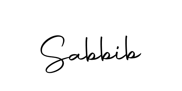 Make a beautiful signature design for name Sabbib. Use this online signature maker to create a handwritten signature for free. Sabbib signature style 10 images and pictures png