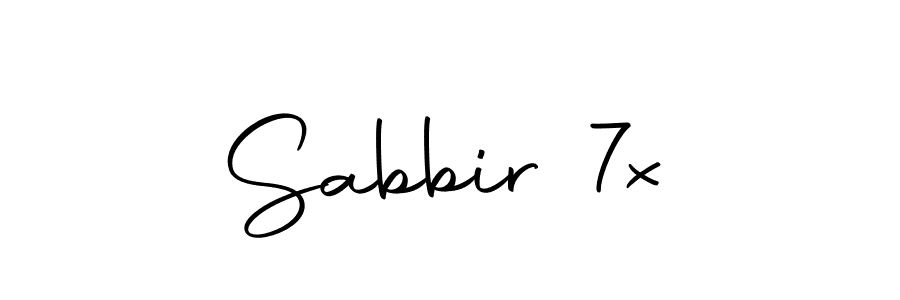 Make a beautiful signature design for name Sabbir 7x. With this signature (Autography-DOLnW) style, you can create a handwritten signature for free. Sabbir 7x signature style 10 images and pictures png