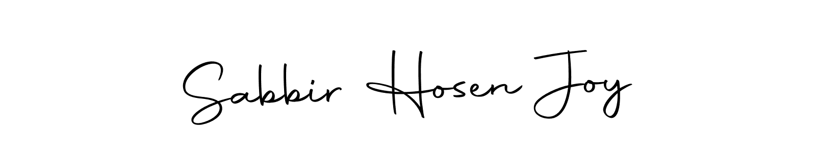 Sabbir Hosen Joy stylish signature style. Best Handwritten Sign (Autography-DOLnW) for my name. Handwritten Signature Collection Ideas for my name Sabbir Hosen Joy. Sabbir Hosen Joy signature style 10 images and pictures png