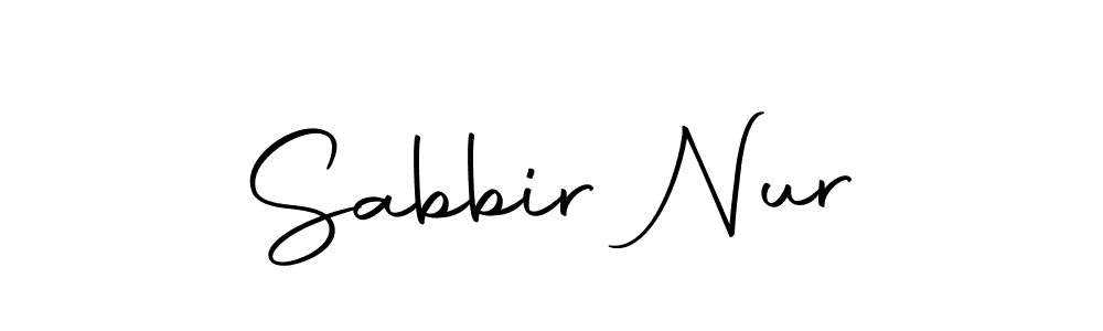 Make a beautiful signature design for name Sabbir Nur. Use this online signature maker to create a handwritten signature for free. Sabbir Nur signature style 10 images and pictures png