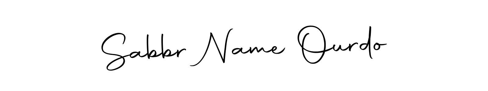 You should practise on your own different ways (Autography-DOLnW) to write your name (Sabbr Name Ourdo) in signature. don't let someone else do it for you. Sabbr Name Ourdo signature style 10 images and pictures png