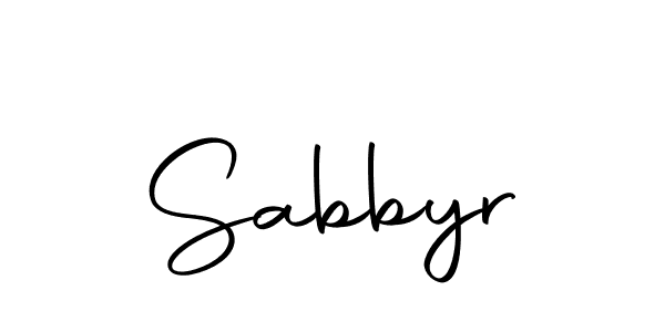 The best way (Autography-DOLnW) to make a short signature is to pick only two or three words in your name. The name Sabbyr include a total of six letters. For converting this name. Sabbyr signature style 10 images and pictures png