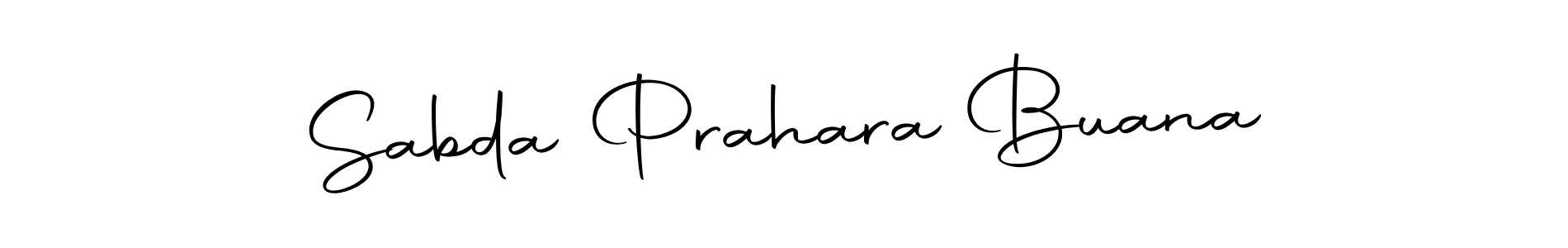 How to make Sabda Prahara Buana signature? Autography-DOLnW is a professional autograph style. Create handwritten signature for Sabda Prahara Buana name. Sabda Prahara Buana signature style 10 images and pictures png